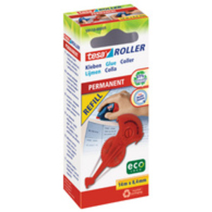 tesa ecoLogo Roller de colle rechargeable PERMANENT GLUE