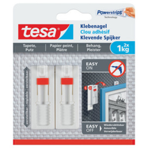 tesa Powerstrips Clou adhésif pour papier peint et plâtre