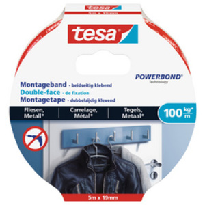tesa Adhésif double face de montage Powerbond pour carrelage