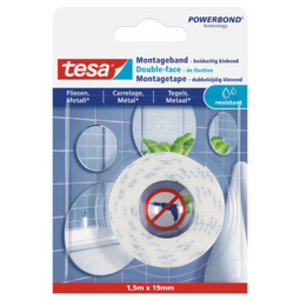 tesa Adhésif double face de montage Powerbond pour carrelage