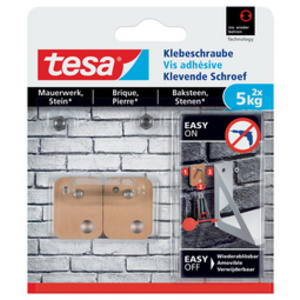tesa Vis adhésive pour brique, rectangulaire, 5,0 kg