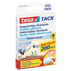 tesa TACK Pastilles adhésives Big Pack, transparent