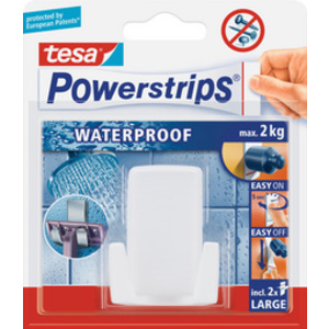 tesa Support pour rasoirs Powerstrips 'WAVE', en plastique