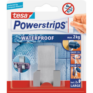 tesa Powerstrtips Support pour rasoirs 'WAVE' WATERPROOF