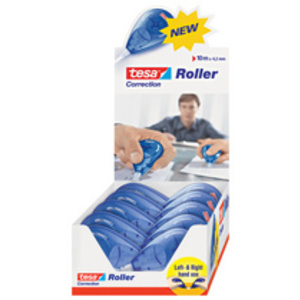 tesa Roller de correction jetable Sideway Roller, présentoir