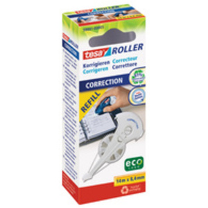 tesa ecoLogo Roller de correction rechargeable Refill