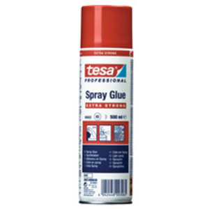 tesa Colle en spray EXTRA STRONG, 500 ml, couleur: blanc