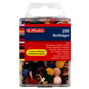 herlitz Punaises, diamètre: 9,5 mm, assorti