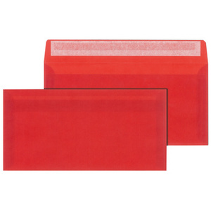 MAILmedia enveloppe DL, sans fenêtre, blanc transparent