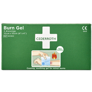 CEDERROTH Compresse gel pour brûlures, 100 x 100 mm