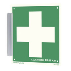 CEDERROTH Support pour panneau de signalisation, autocollant