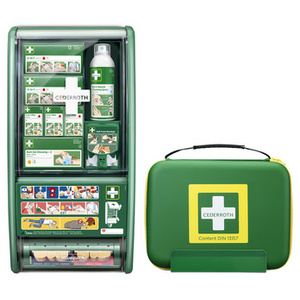CEDERROTH Station de premiers secours Norme 13157, équipée