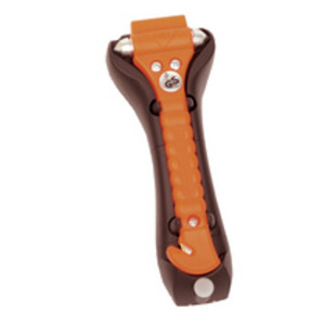 LEINA Marteau de secours, avec coupe ceinture, orange