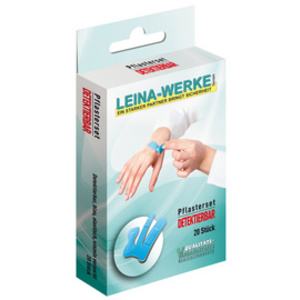 LEINA Kit de sparadraps 'Détectable', 20 pièces, bleu