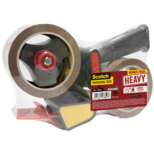 Scotch Dévidoir 309R2D pour ruban adhésif d'emballage, noir  - 45900