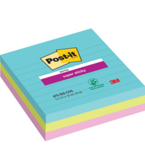 Post-it Bloc-note adhésif Super Sticky Notes, 101 x 152 mm