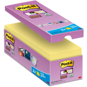 Post-it Bloc-note Super Sticky Notes, 76 x 76 mm, Promo