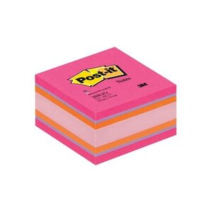 Post-it Bloc-note cube mini, 51 x 51 mm, rose/orange  - 23967