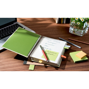 Post-it Bloc-note adhésif Recycling, 38 x 51 mm, 4 couleurs  - 28884