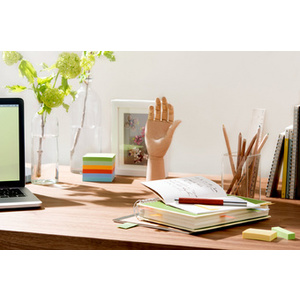 Post-it Bloc-note adhésif Recycling, 38 x 51 mm, jaune  - 28881