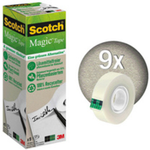 3M Scotch Ruban adhésif Magic 900, 19 mm x 30 m