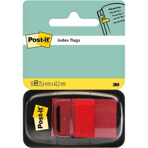 Post-it Marque-pages Index, 25,4 x 43,2 mm, rouge  - 27526