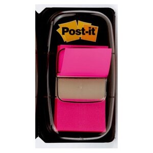 Post-it Marque-pages Index, 25,4 x 43,2 mm, rose  - 343544