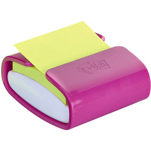 Post-it Distributeur Z-Notes, noir/transparent, équipé