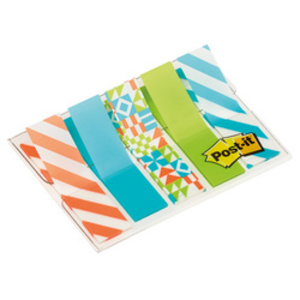 Post-it Marque-pages Index mini, 11,9 x 43,2 mm, Carnaval