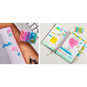 Post-it Marque-pages Index mini, 11,9 x 43,2 mm, Carnaval