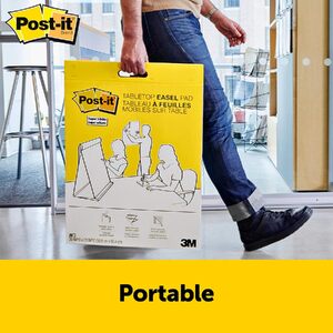 Post-it Bloc super sticky Meeting Chart avec support