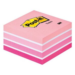 Post-it Bloc-note cube, 76 x 76 mm, assorti Light Plaisir  - 21713