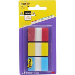 Post-it Marque-pages Index Strong, 25,4 x 38 mm, 3 couleurs  - 24258