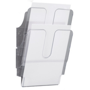 DURABLE Set de porte-brochures mural 'FLEXIPLUS 2', A4