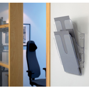 DURABLE Set de porte-brochures mural 'FLEXIPLUS 2', A4