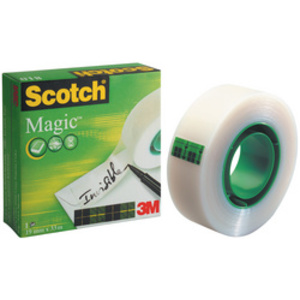 3M Scotch Ruban adhésif Magic 810, 19 mm x 66 m, invisible  - 41247