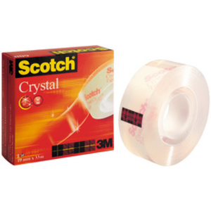 Scotch Ruban adhésif Crystal Clear 600, 19 mm x 33 m, 7+1