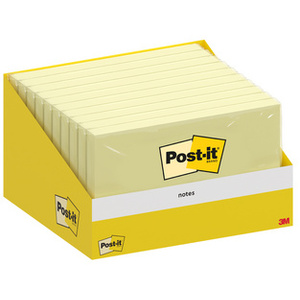 Post-it Bloc-note adhésif, 76 x 76 mm, jaune pastel