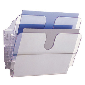 DURABLE Set de porte-brochures mural 'FLEXIPLUS 2', A4  - 65082
