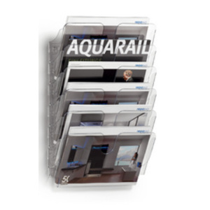 DURABLE Set de porte-brochures mural 'FLEXIPLUS 6', A4