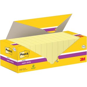 Post-it Bloc-note Super Sticky Notes, 76 x 76 mm, 12 + 12  - 9020654