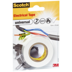 Scotch Ruban isolant universel, 15 mm x 10 mm, noir