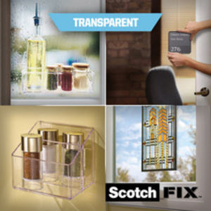 3M Ruban adhésif de fixation Scotch-Fix transparent