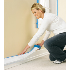 3M ScotchBlue Film de protection avec ruban pour peinture, S