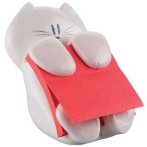 Post-it Distributeur Z-Notes 'Chat', équipé, blanc  - 20715