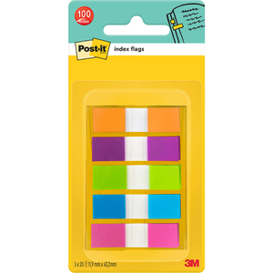 Post-it Marque-pages Index mini, 11,9 x 43,2 mm