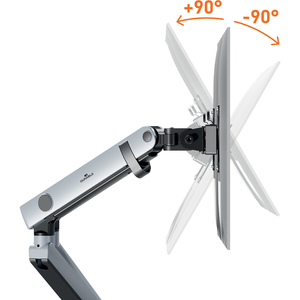 DURABLE Bras SELECT PLUS, pour 2 écrans, pince