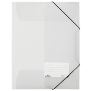 DURABLE Chemise à élastiques, format A4, PP, bleu