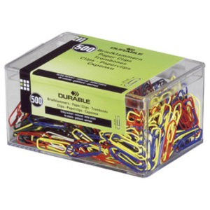 DURABLE Trombone, verni en couleur, pointu, 26 mm