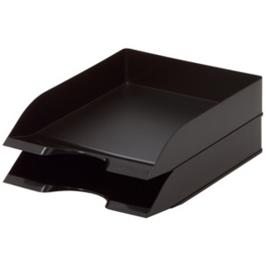 DURABLE Corbeille à courrier BASIC, superposable, blanc